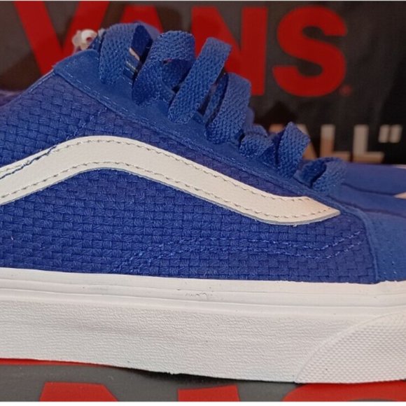 Vans Woven Check Old Skool True Navy/Snow White Men's 4.5/Women's 6 VN0A3WKT45N - Picture 3 of 12